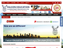 Tablet Screenshot of falconedu.com